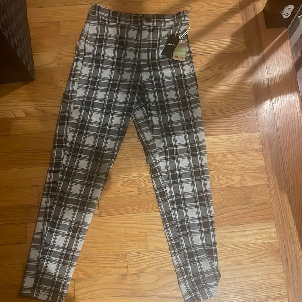 Plaid forever 21 pants